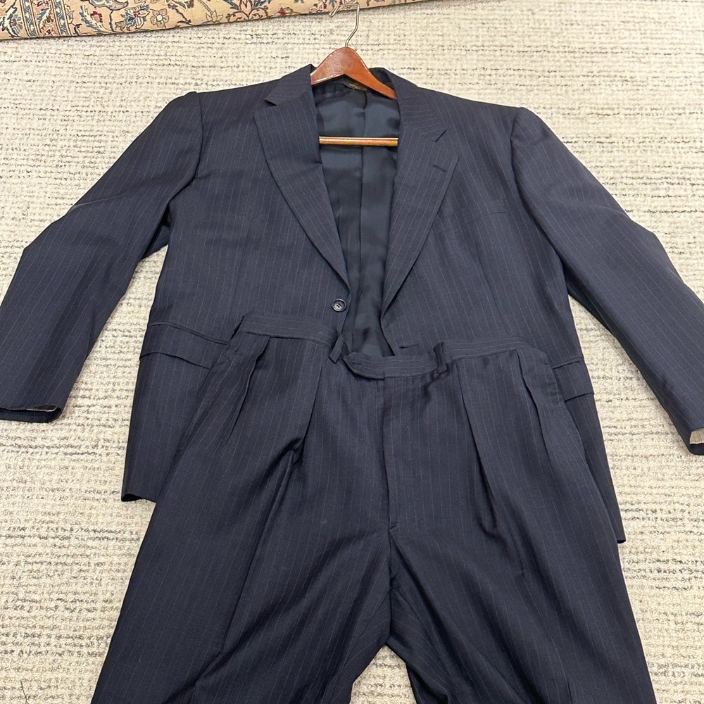 Paul Stuart Grey pinstripe suit